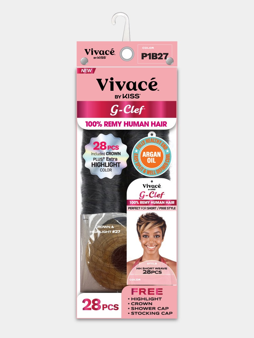 Vivace G Clef 28 Pcs Human Hair Bundle Pack