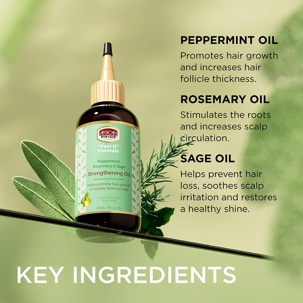 African Pride Feel It Strengthening Oil 4 oz