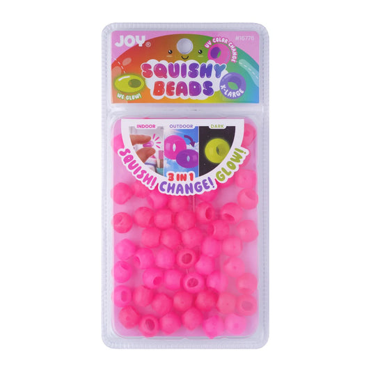 Joy Hair Beads Round Squishy X Large 16776 UV Hot Pink