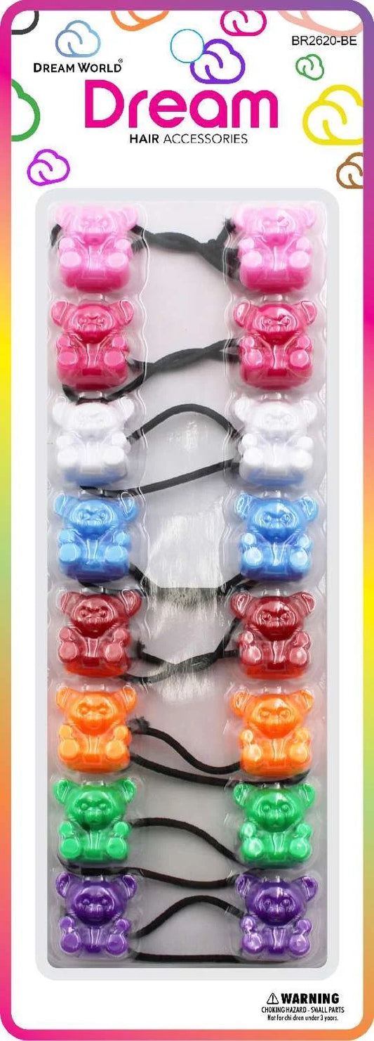 DREAM P/T 20MM 8 PC BEAR ASSORTED