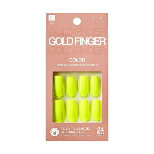 Gold Finger Solid Colors Nails Cool About It