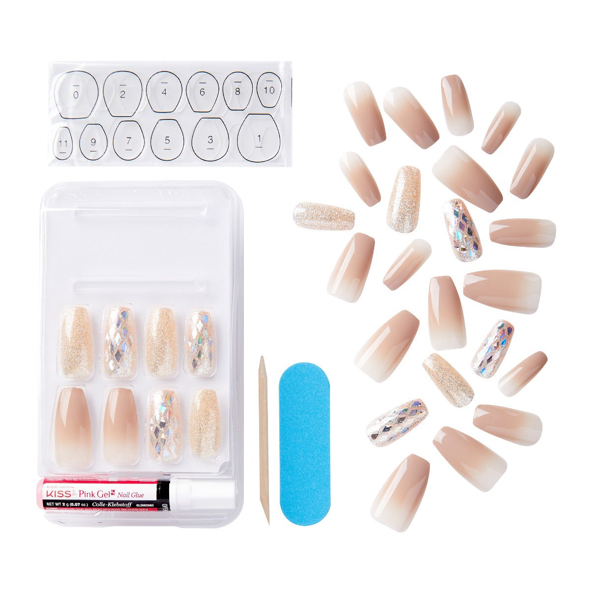 Kiss Glam Fantasy Gel Nails - Hard to Forget