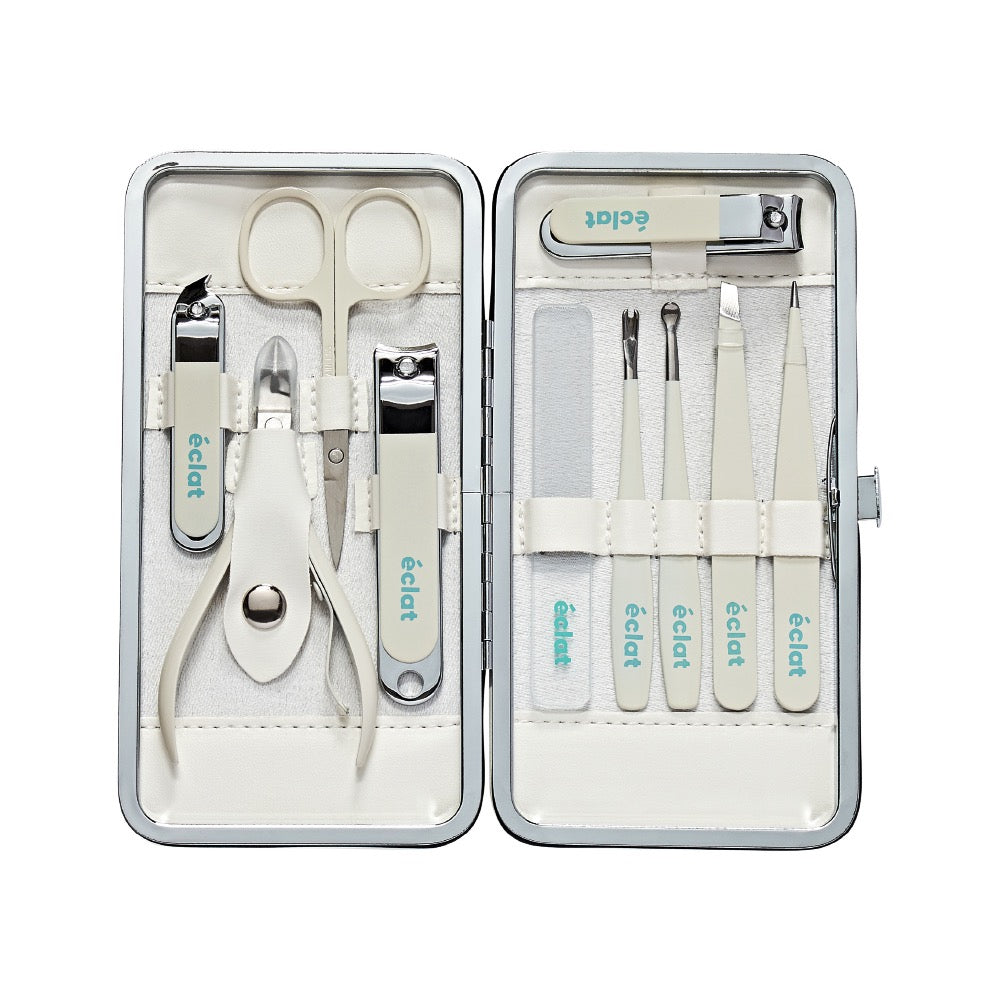 Eclat Essence Mini Mani Pedi Set 10 PC Cream