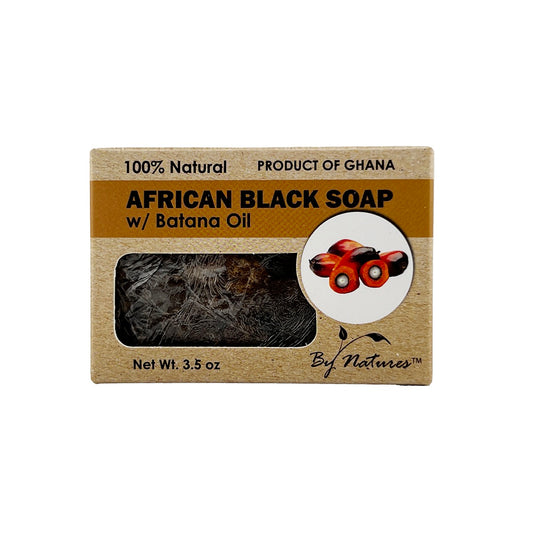 By Natures African Black Soap With Batana Oil 3.5 oz