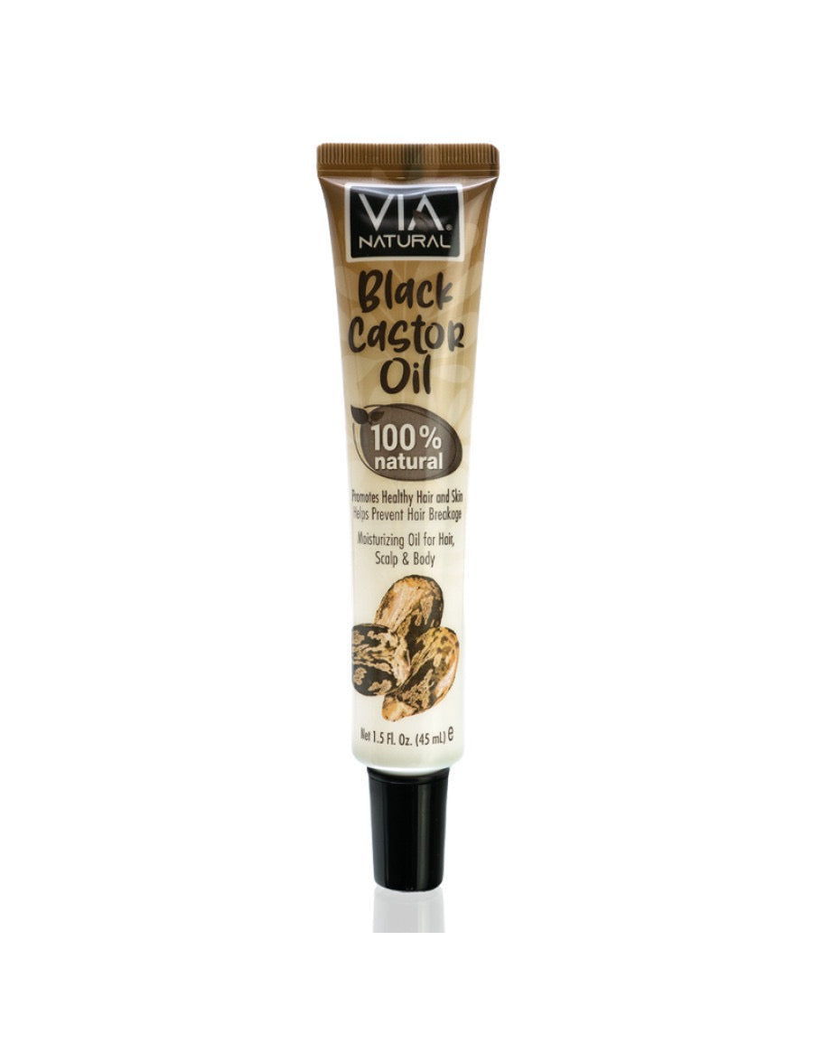 VIA 100% Pure Oil Black Castor Oil 1.5 fl oz