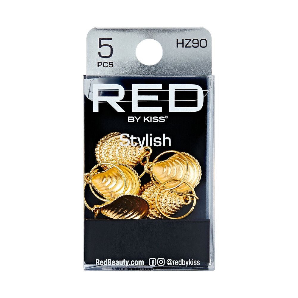 RED Braid Charm HZ90 Gold