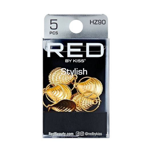 RED Braid Charm HZ90 Gold