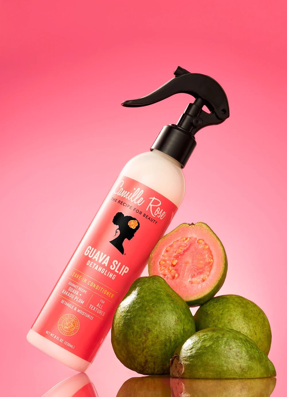 Camille Rose Guava Slip Leave In Conditioner 8 oz