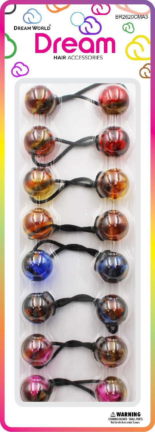 DREAM P/T 20MM 8PC MARBLE ASSORTED 3