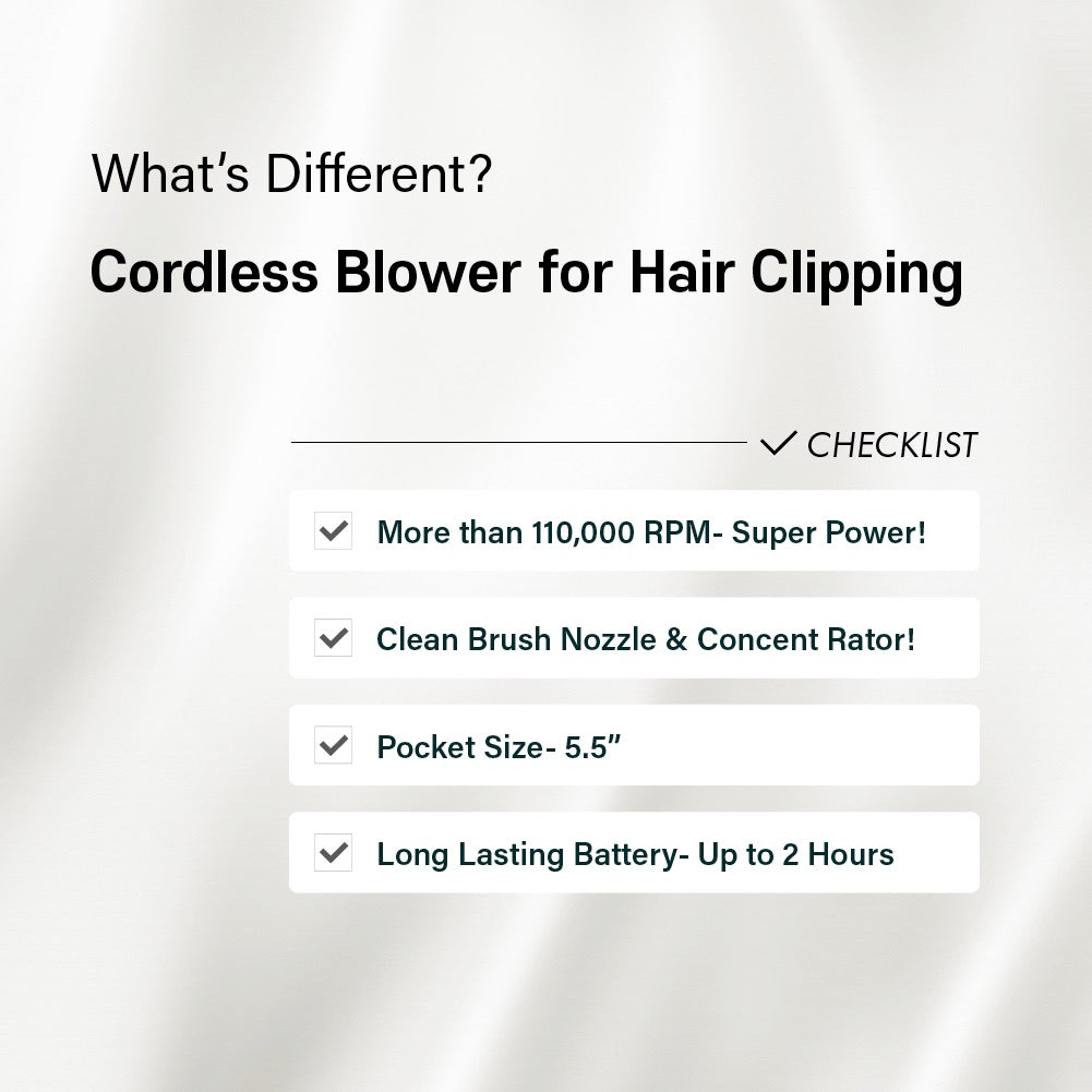 RED Pro Jet King Cordless Blower For Hair Clippings