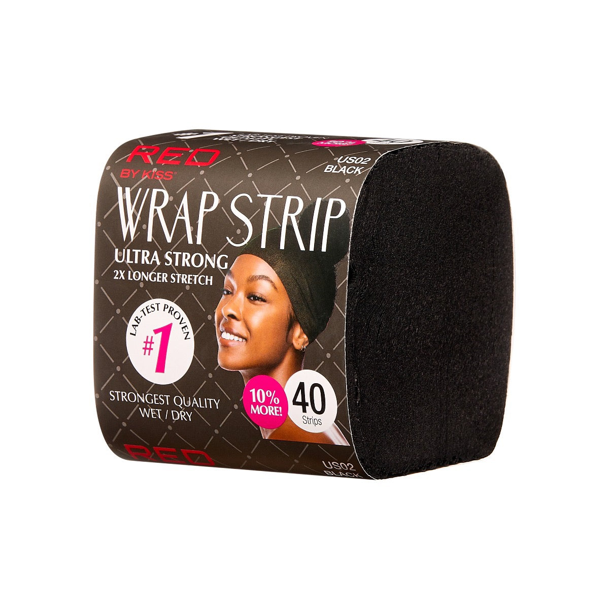 RED Wrap Strips Black 3.5' Wide - Carton (6 Packs)