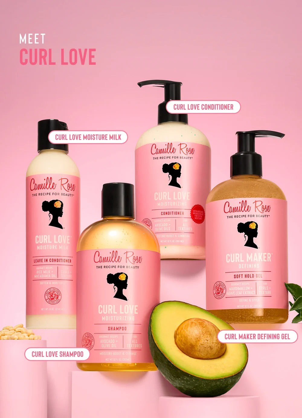 Camille Rose Curl Maker Defining Jelly 12oz