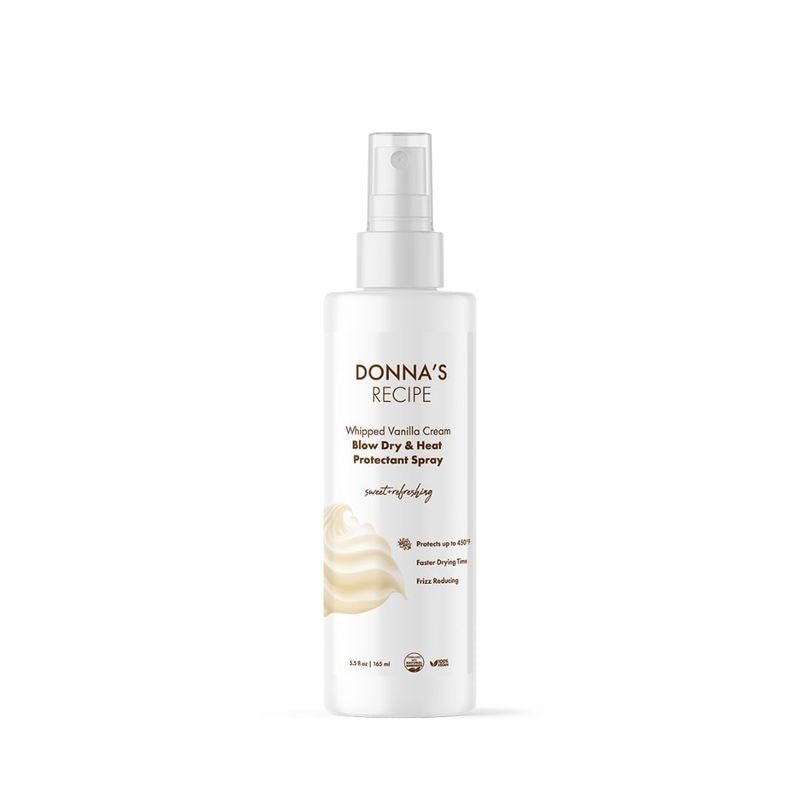 Donna's Recipe Blow Dry & Heat Protectant Spray - Whipped Vanilla Cream 5.5 oz