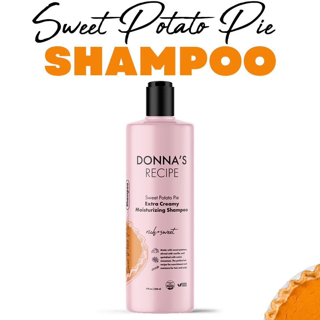 Donna's Recipe Shampoo - Sweet Potato Pie Extra Creamy 9 oz