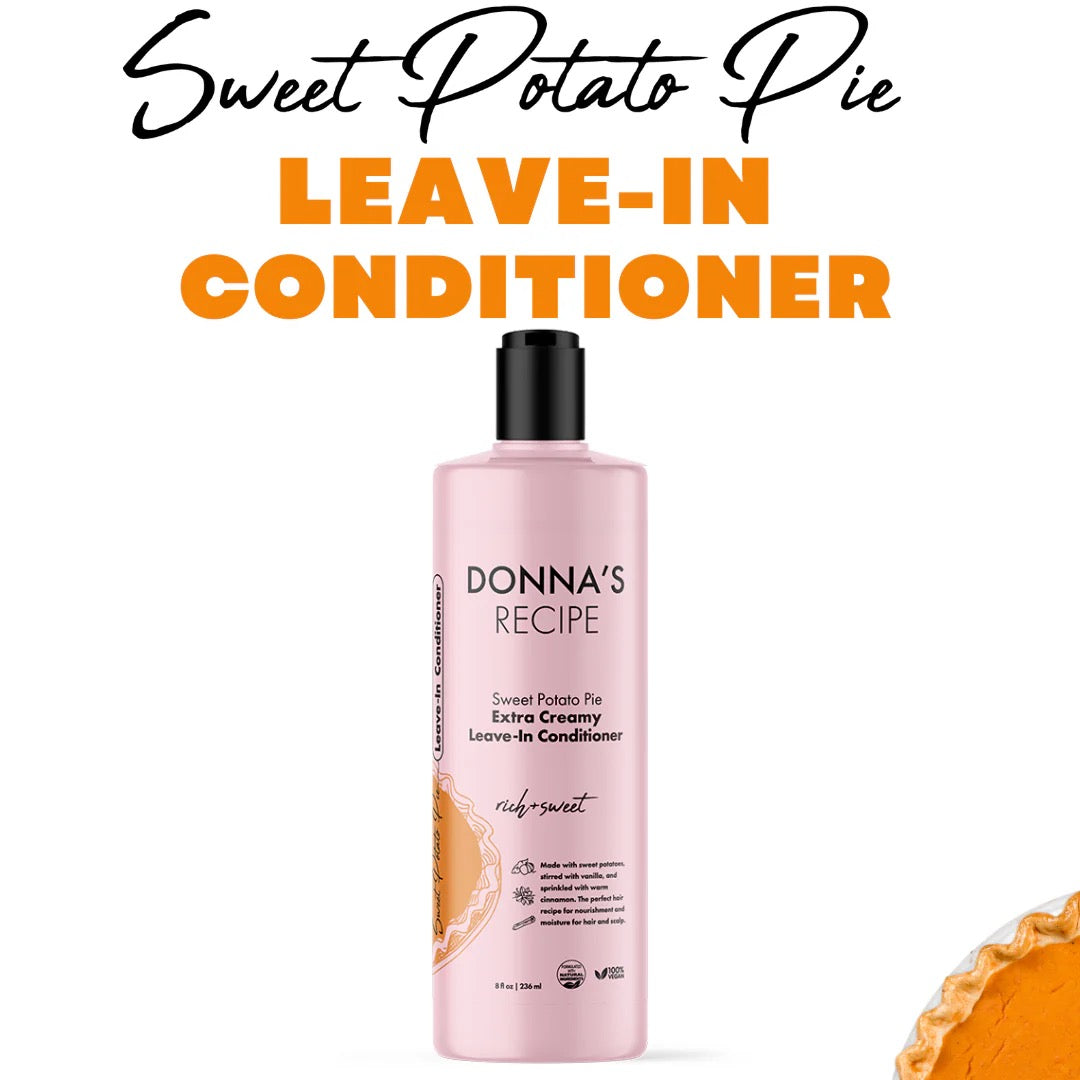 Donna's Recipe Leave-In Conditioner - Sweet Potato Pie Extra Creamy 8 oz