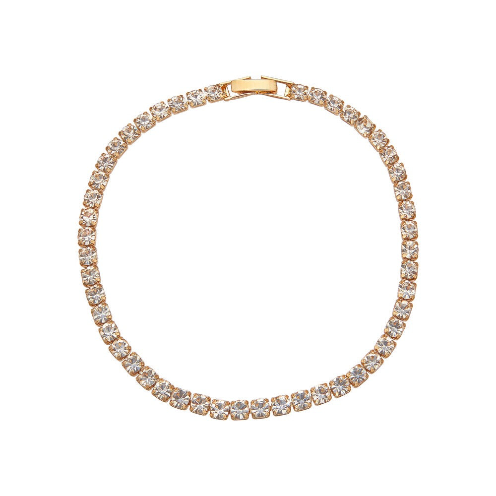 RED Arria Gold Fashion Anklet - Tennis 4MM