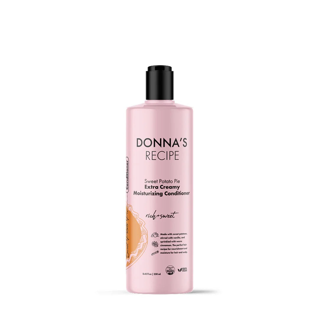Donna's Recipe Conditioner - Sweet Potato Pie Extra Creamy Moisturizing 8 oz