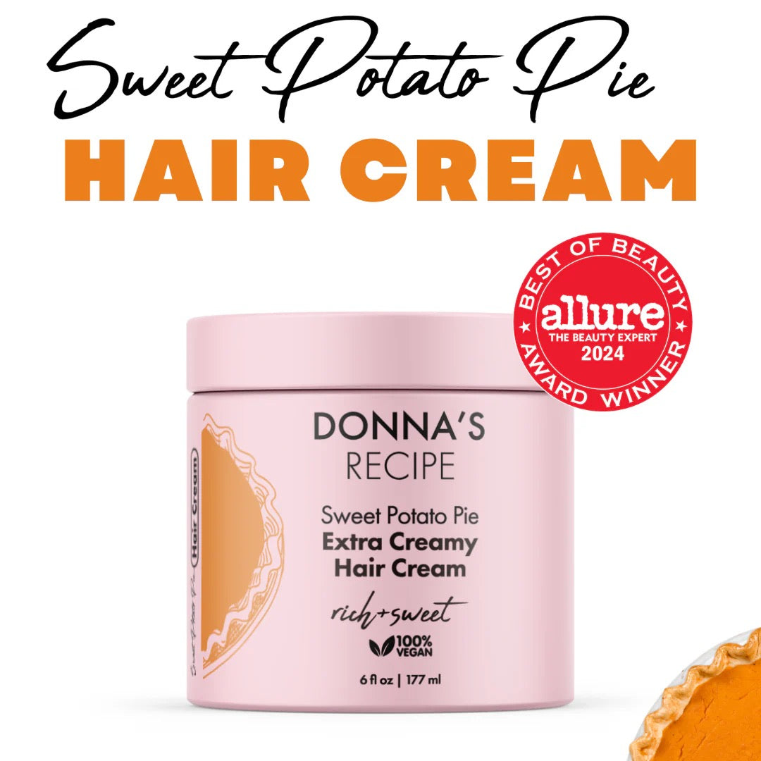 Donna's Recipe Hair Cream - Sweet Potato Pie Extra Creamy 6 oz