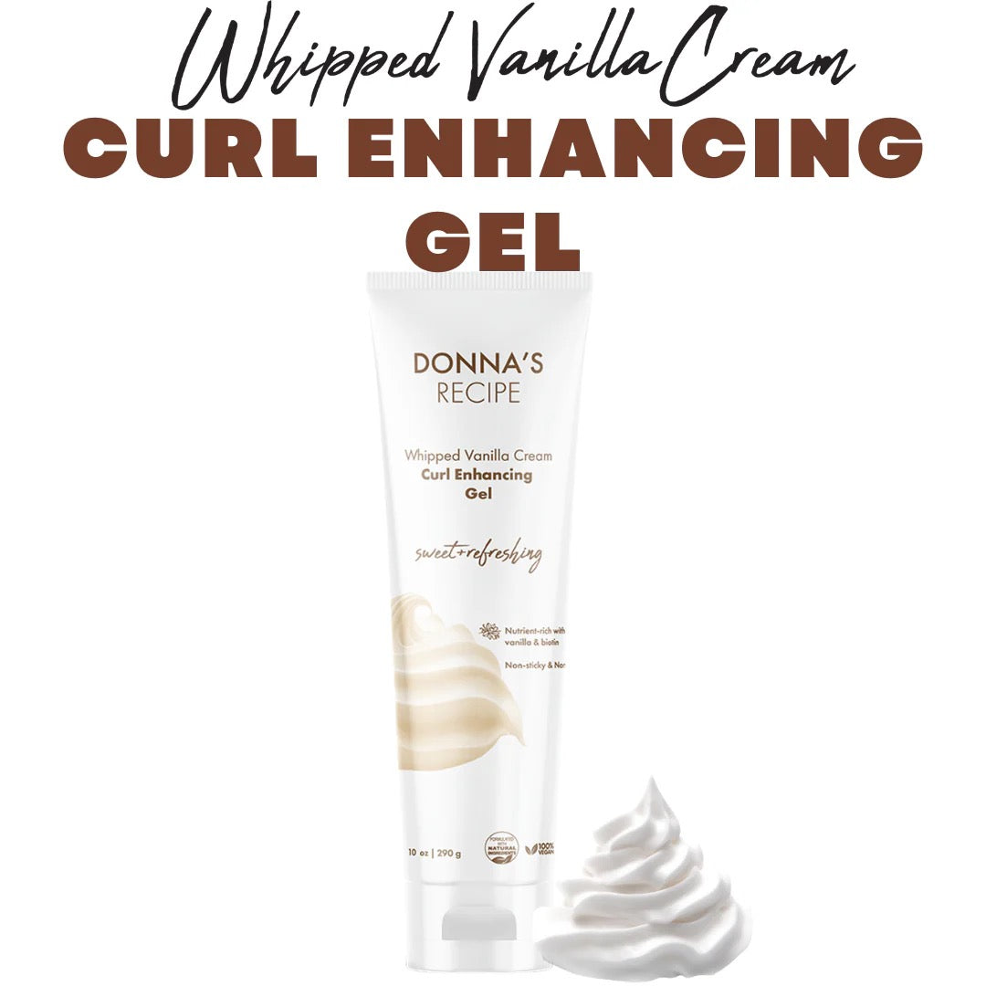 Donna's Recipe Curl Enhancing Gel - Whipped Vanilla Cream 10 oz