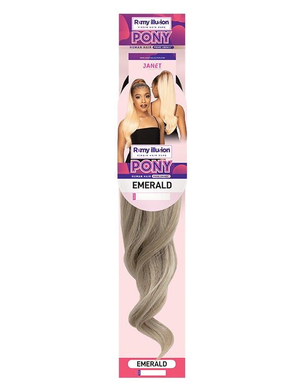 Janet Remy Illusion Pony Emerald