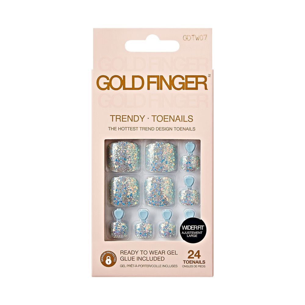 Gold Finger Trendy Wider Fit Toenails Enchanted