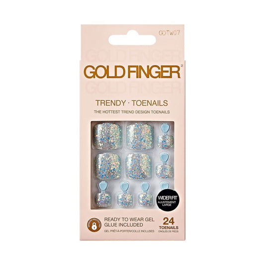 Gold Finger Trendy Wider Fit Toenails Enchanted