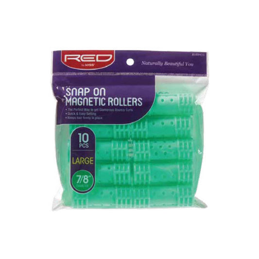 RED Snap On Magnetic Roller Large Green