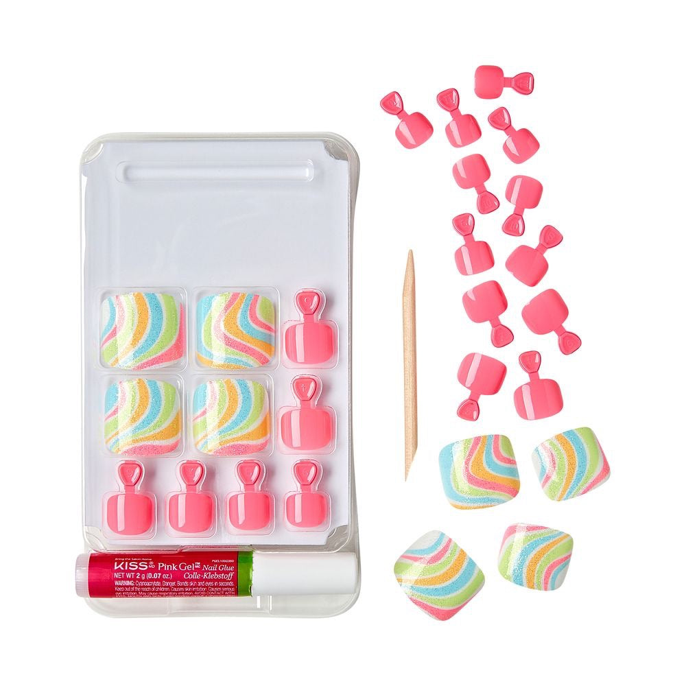 Gold Finger Trendy Wider Fit Toenails Carnival