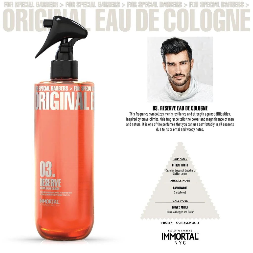 Immortal Original Reserve Colognes 03. 500ml