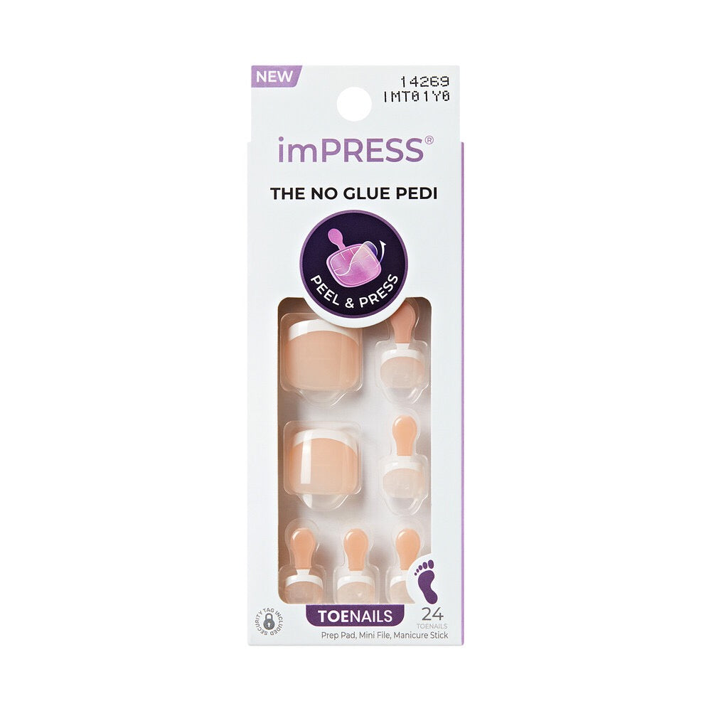 KISS IMPRESS TOENAILS - PURE HEARTED