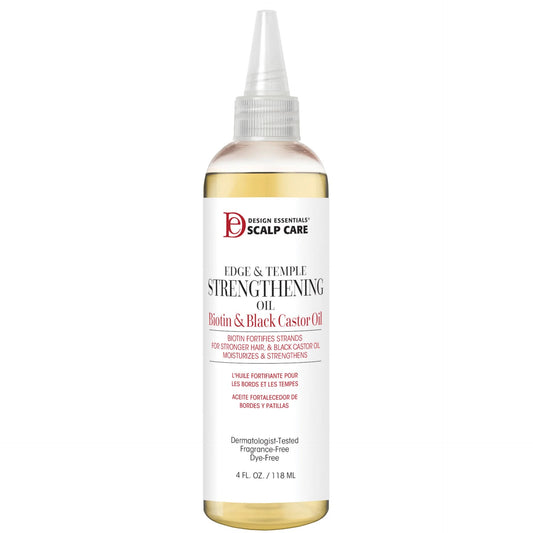 Design Essentials Scalp Care Edge & Temple Strengthening Oil 4oz