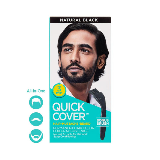 Kiss Colors Quick Cover For Men - Natural Black