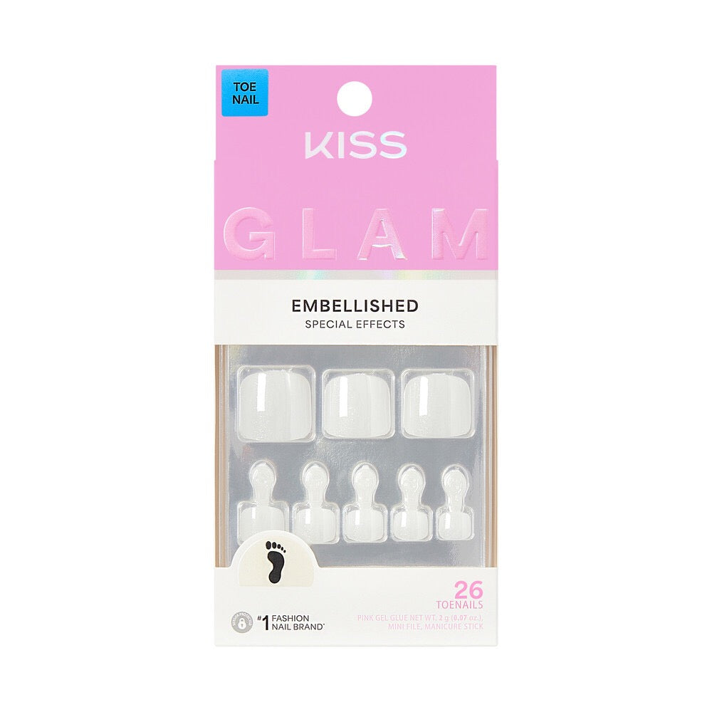 KISS Glam TOENAILS- TWINKLE TOES