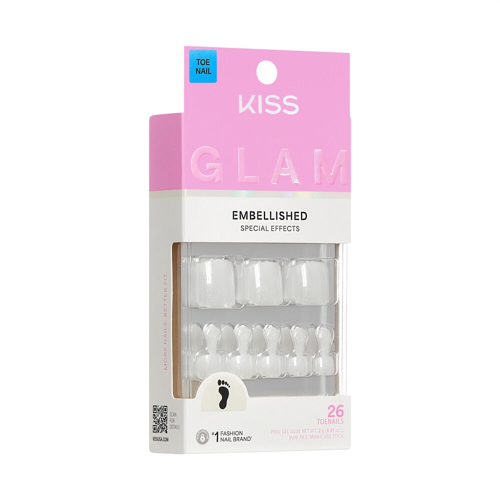 KISS Glam TOENAILS- TWINKLE TOES