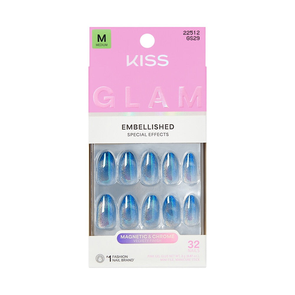 KISS Glam NAILS- GLOW FOREVER
