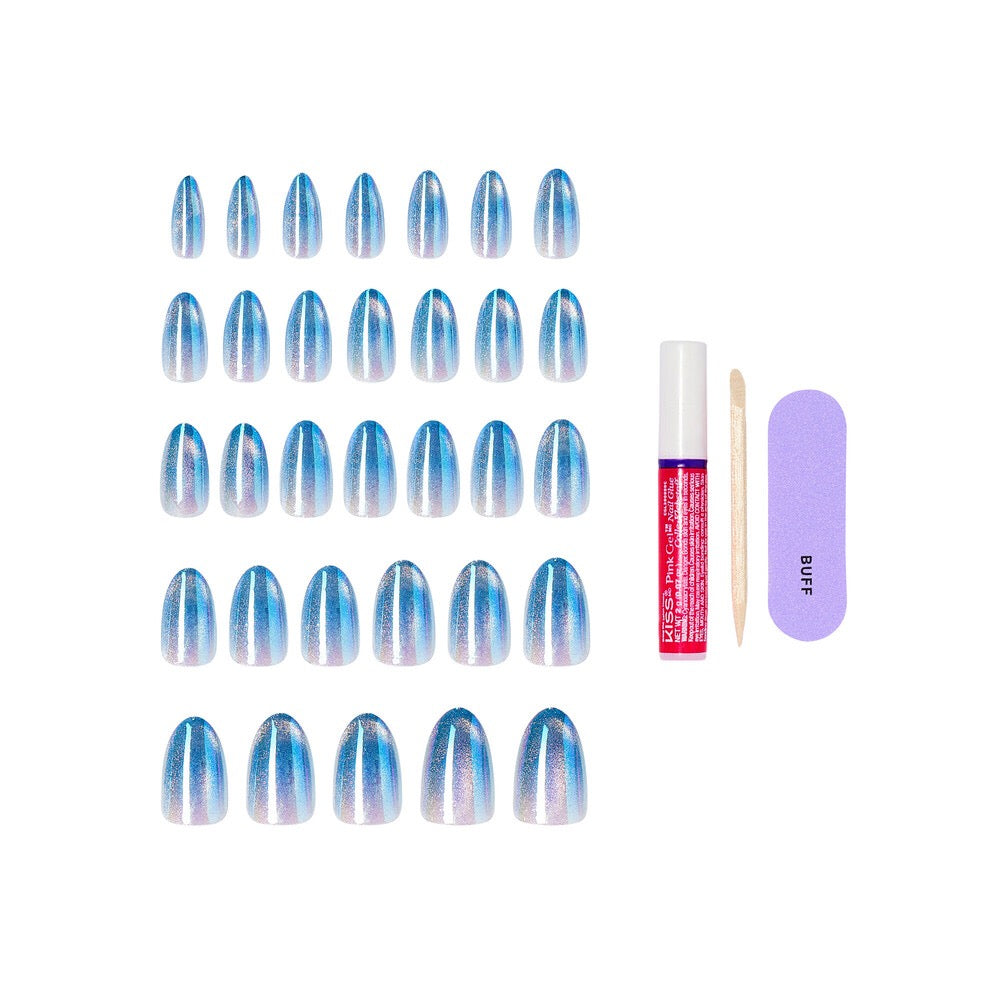 KISS Glam NAILS- GLOW FOREVER