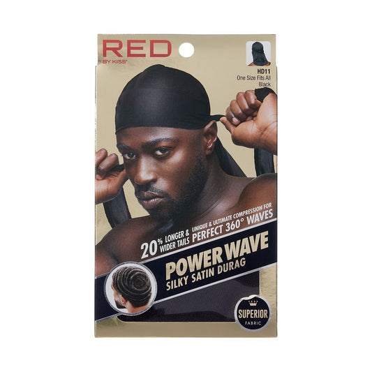 RED Power Wave Silky Durag Black