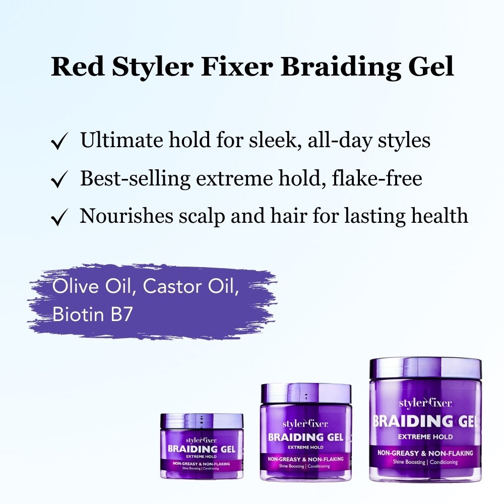 RED Styler Fixer Braiding Gel Enhanced