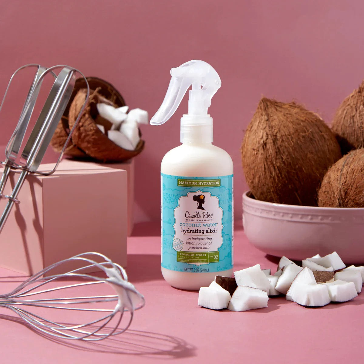 Camille Rose Coconut Water Elixir 8oz