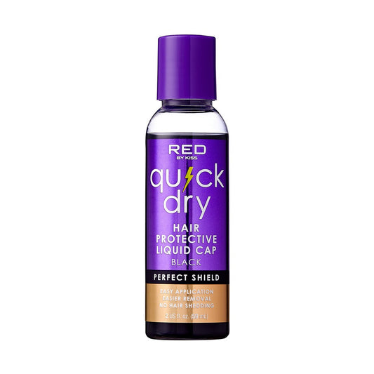 RED Quick Dry Hair Protective Liquid Cap - Black