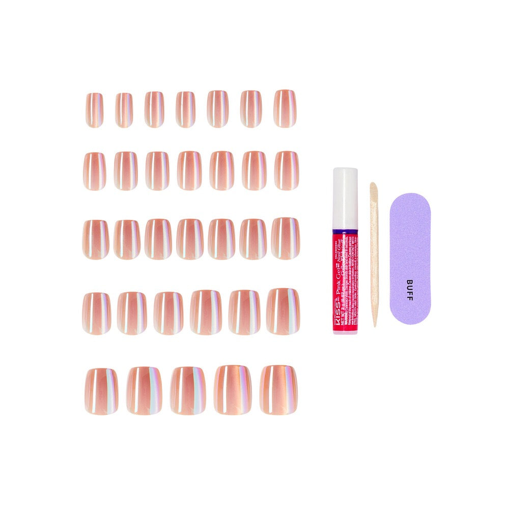 KISS Glam NAILS- GOLDEN HOUR AFFAIRS