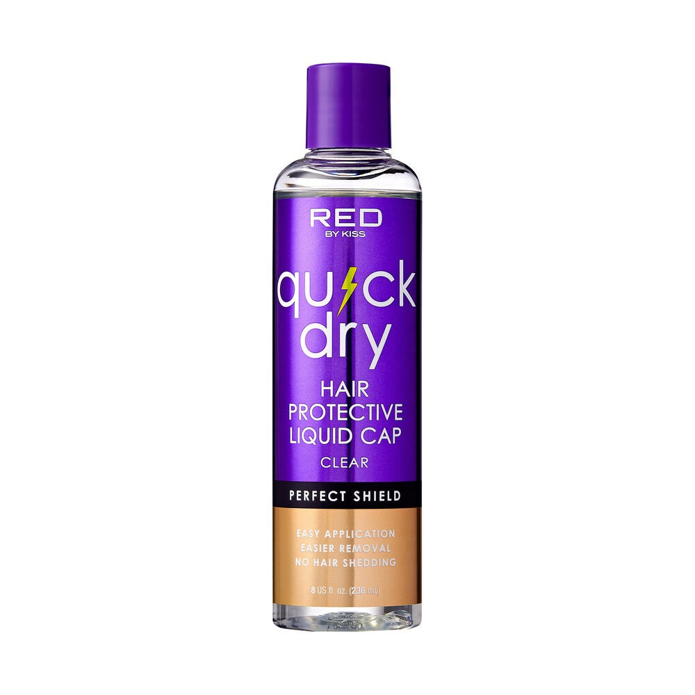 RED Quick Dry Hair Protective Liquid Cap - Clear