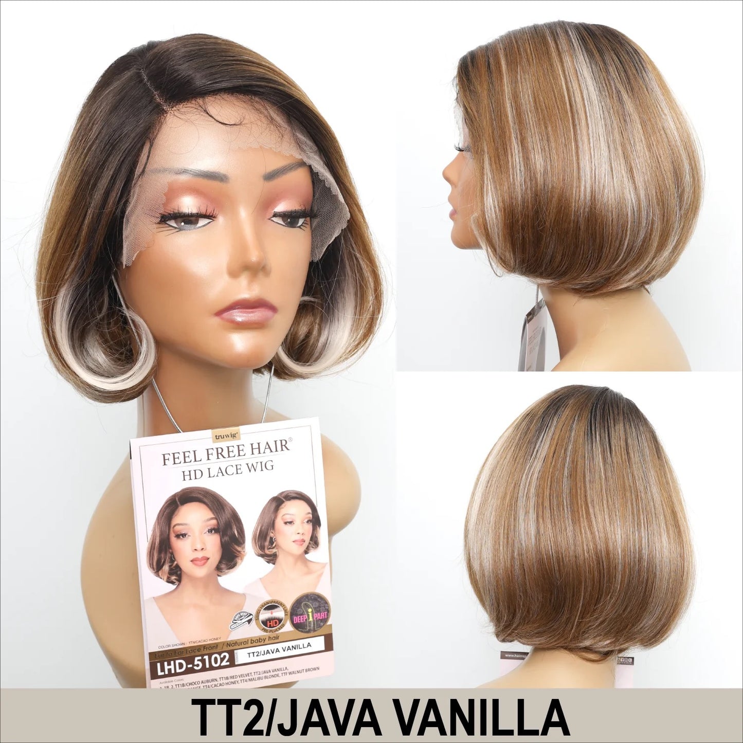 HR Tru Wig LHD-5102 HD Lace Wig