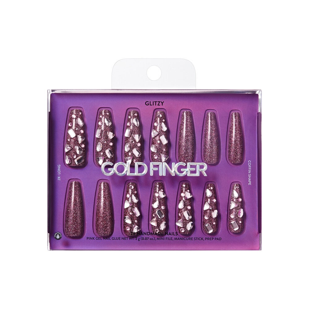 Gold Finger Handmade Nails - Diverted