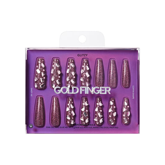 Gold Finger Handmade Nails - Diverted