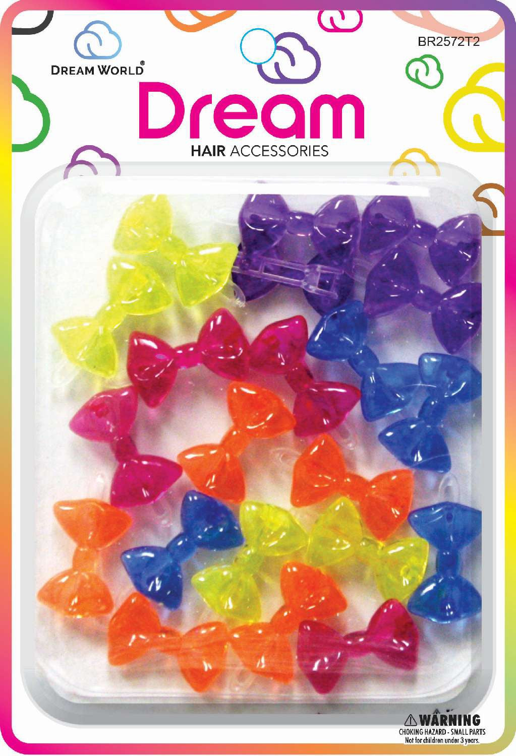 DREAM BARRETTES #72 RIBBON MINI 20PC T2