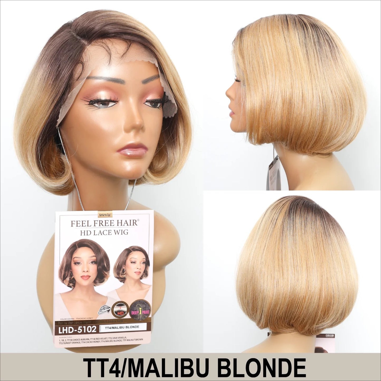 HR Tru Wig LHD-5102 HD Lace Wig
