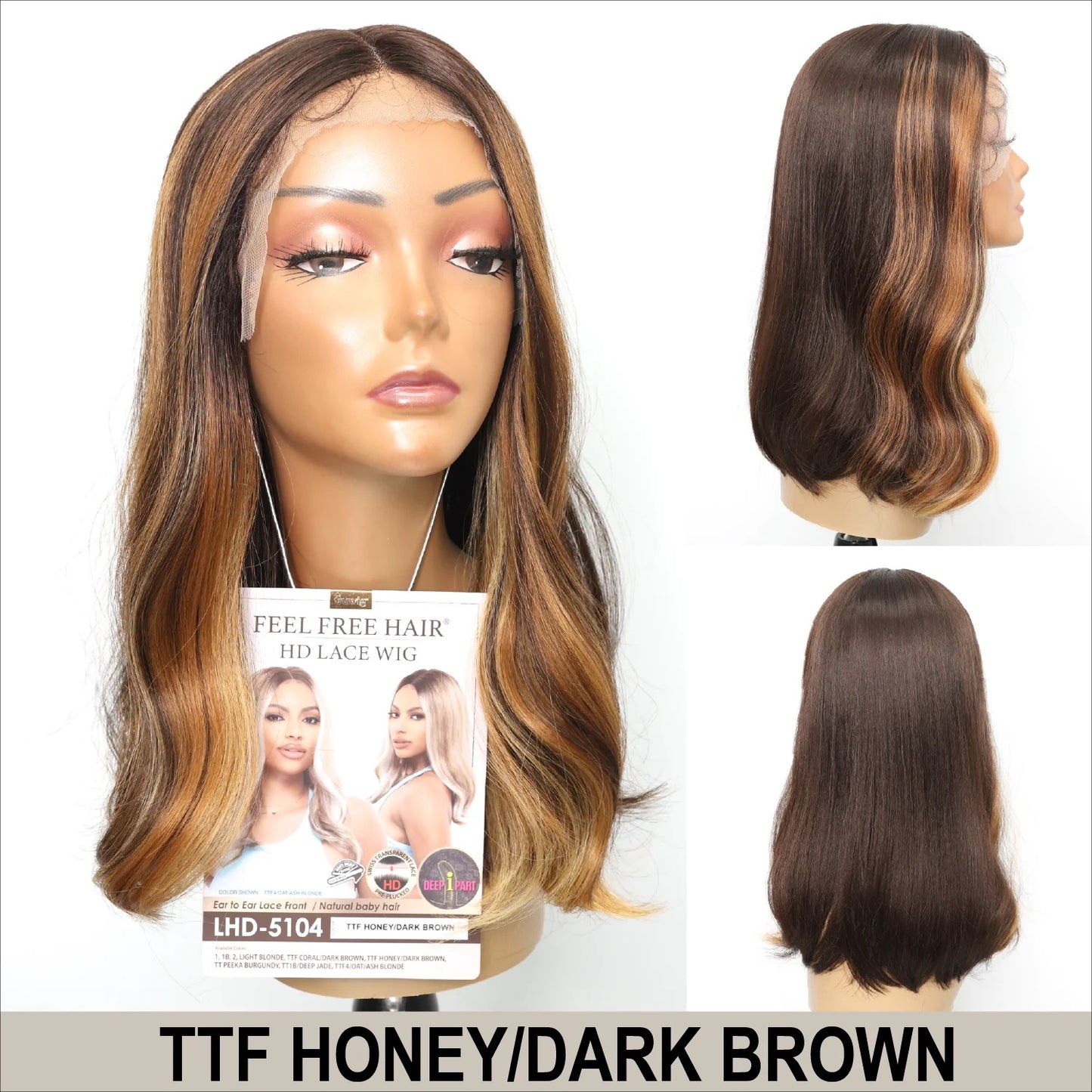HR Tru Wig LHD-5104 HD Lace Wig