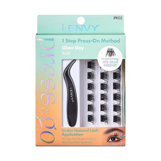 I Envy Press & Go Lash Clusters Kit - 02 Glam Day Bold