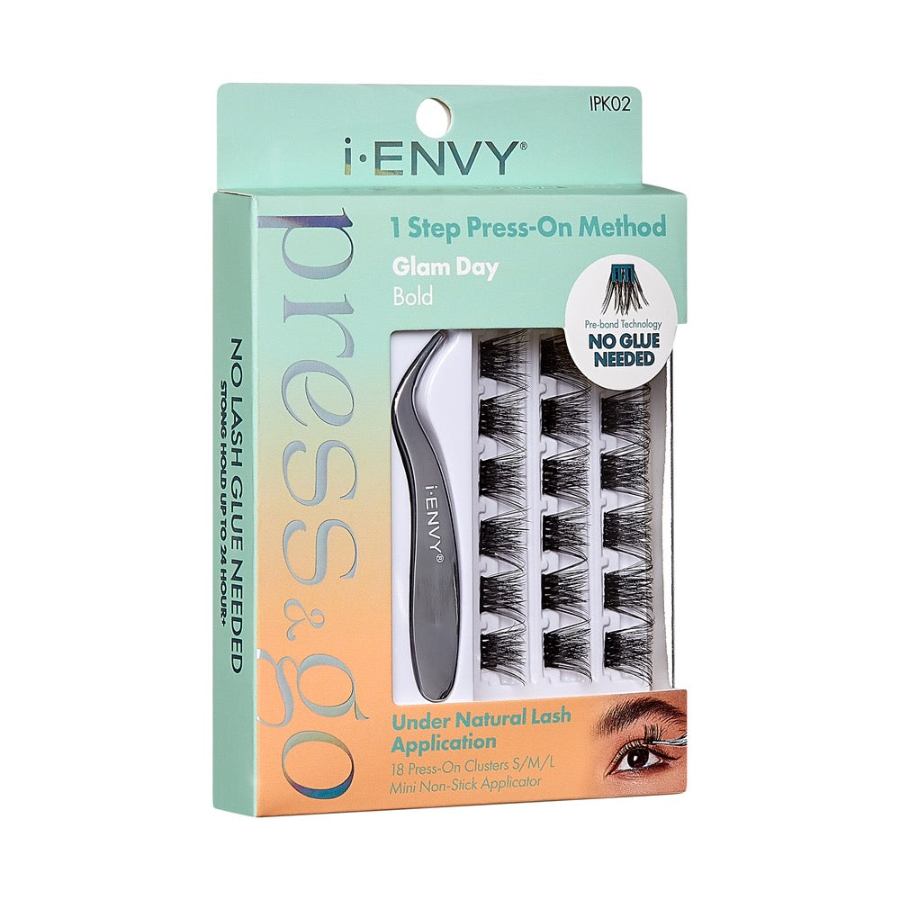 I Envy Press & Go Lash Clusters Kit - 02 Glam Day Bold